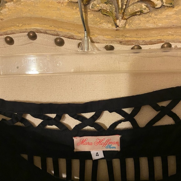 Mara Hoffman black strapless maxi dress - Picture 9 of 11